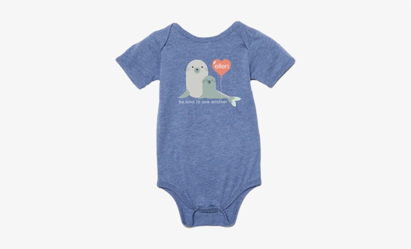 Ellen Show Seal Baby Onesie, transparent png download