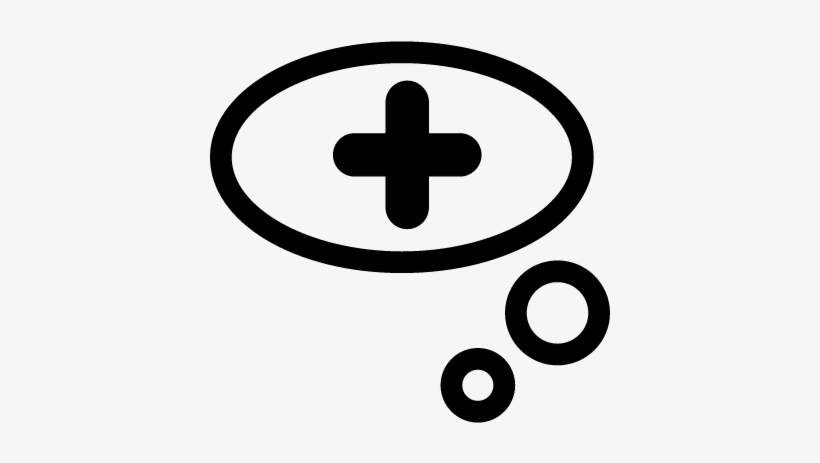 Medical Thought Bubble Vector - Icon, transparent png download