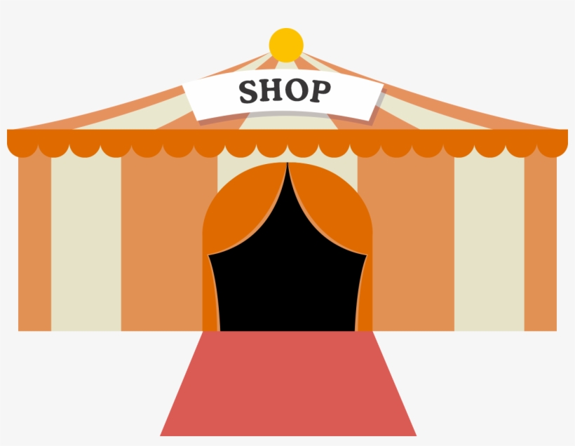 Shop Tent 2 - Shop Tent Png, transparent png download