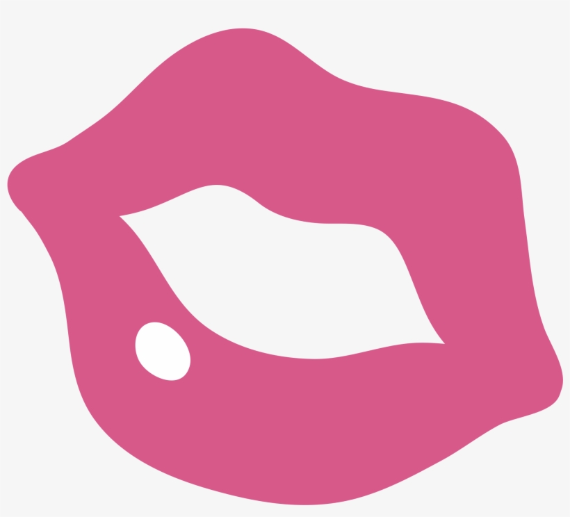 Tongue Clipart Transparent - Kiss Mark, transparent png download