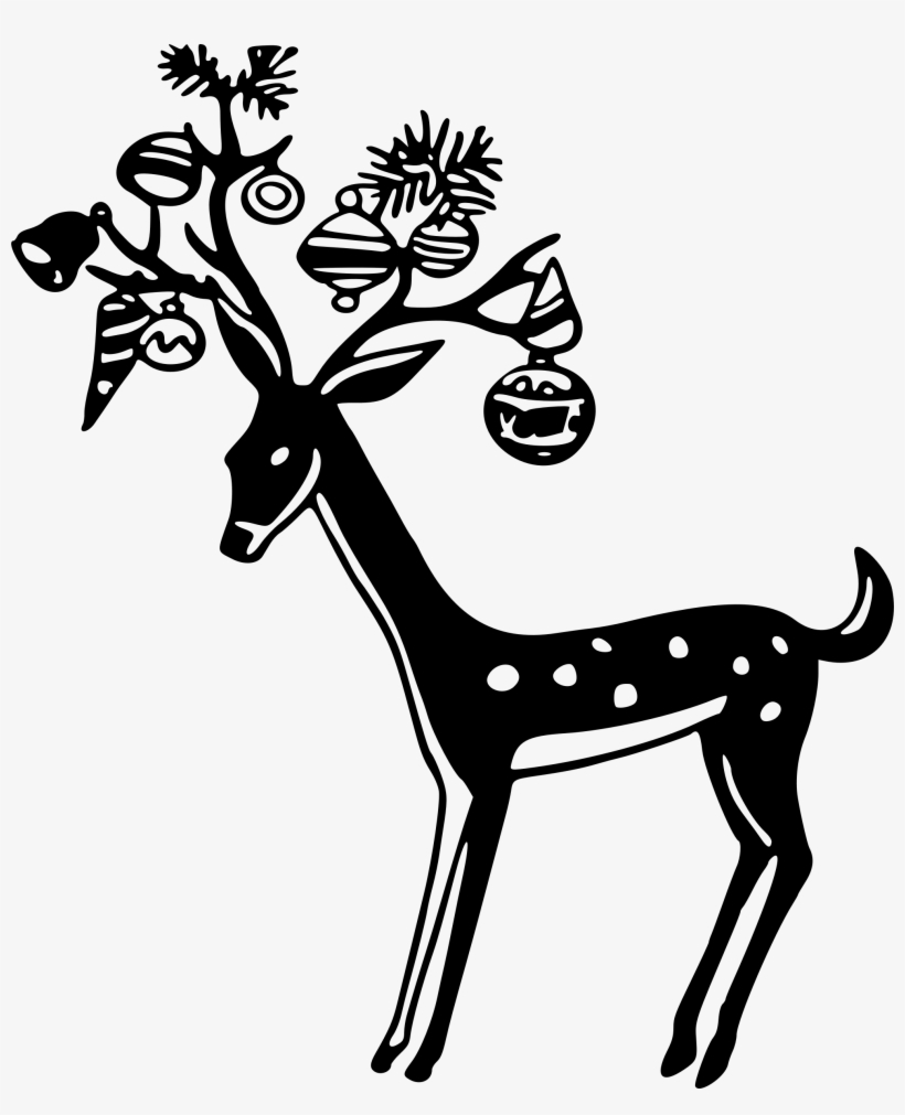 This Free Icons Png Design Of Decorated Reindeer, transparent png download