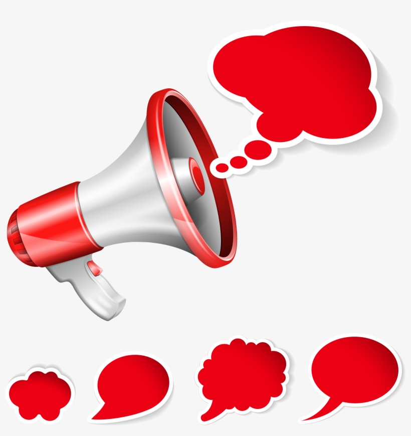 Megáfono Royalty-free Download Clip Art - Megaphone Transparent Background, transparent png download