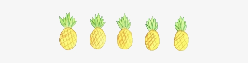 Tumblr Pineapple Png - Cute Pineapple, transparent png download