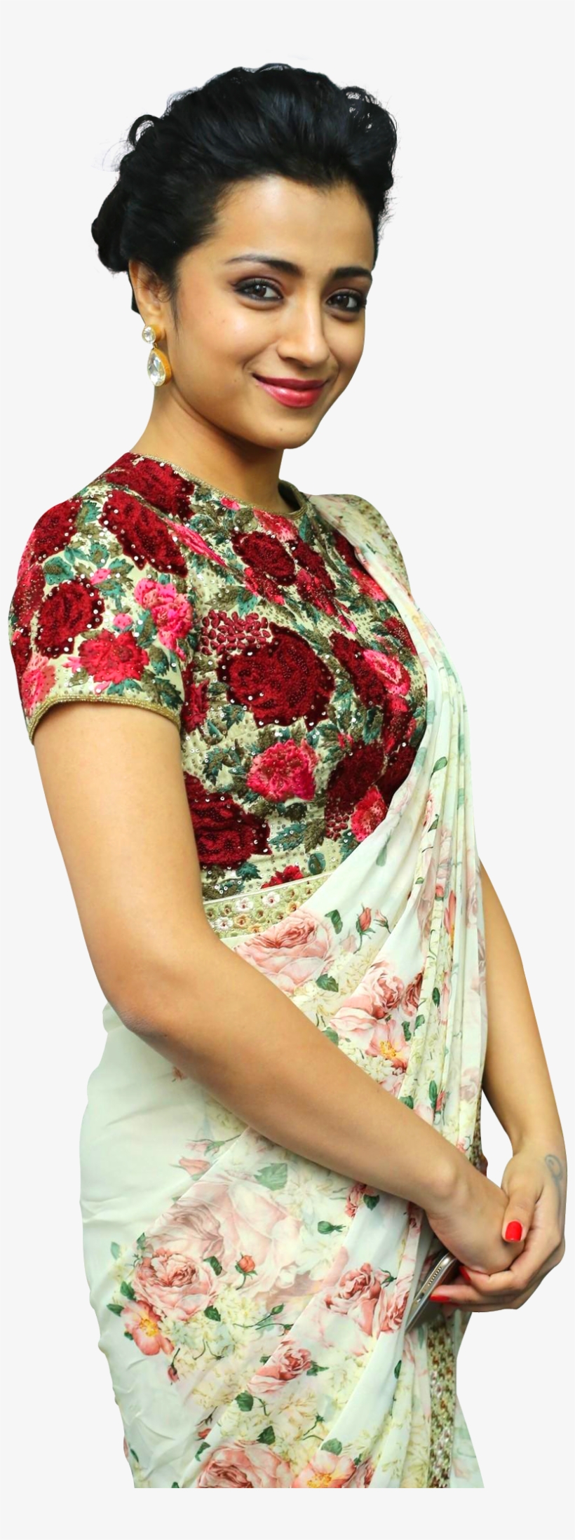 Actress Png Images - Trisha Thoongavanam Audio Launch, transparent png download