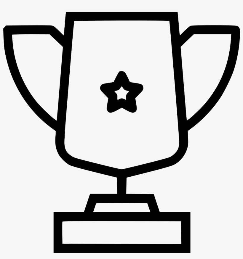 Medal Cup Gold Star Prize Comments - Award, transparent png download