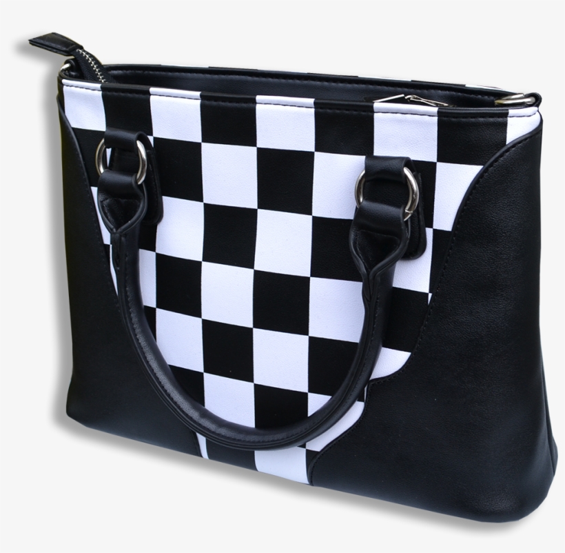 Checkered Handbag - Clothing, transparent png download