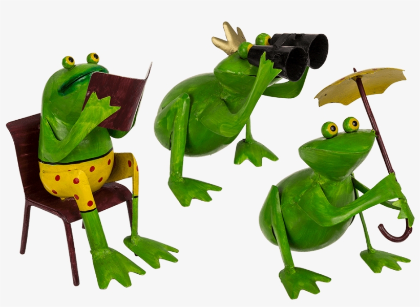 Metal Garden Frog - Zaba Ako Dekorácia, transparent png download