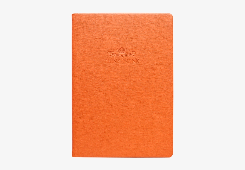 'think In Ink' Notebook In Orangeblind - Book Cover, transparent png download