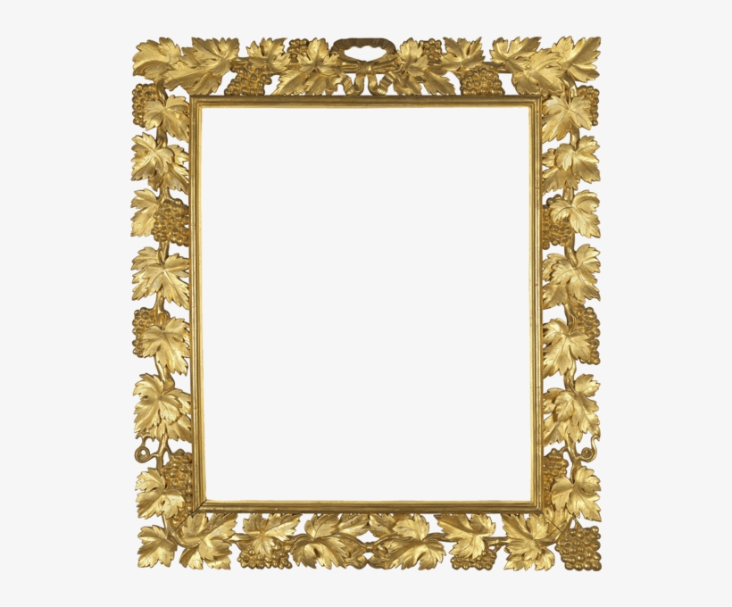 Gold Frame With Vine Png - Gold Frame Clipart Transparent, transparent png download