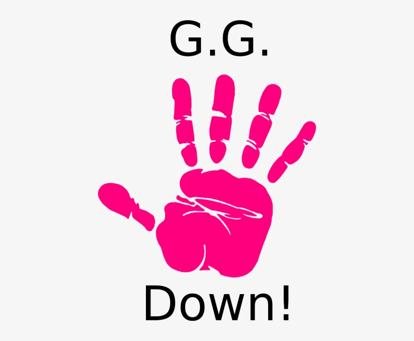 Handprint Clipart Palestine - Clip Art Hand Prints, transparent png download