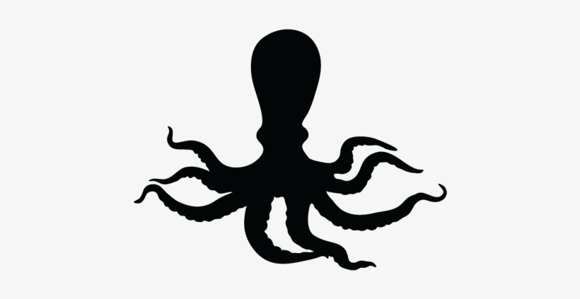 Decals - Octopus Sea Life Creature Wall Vinyl Art, Vinyl Color, transparent png download