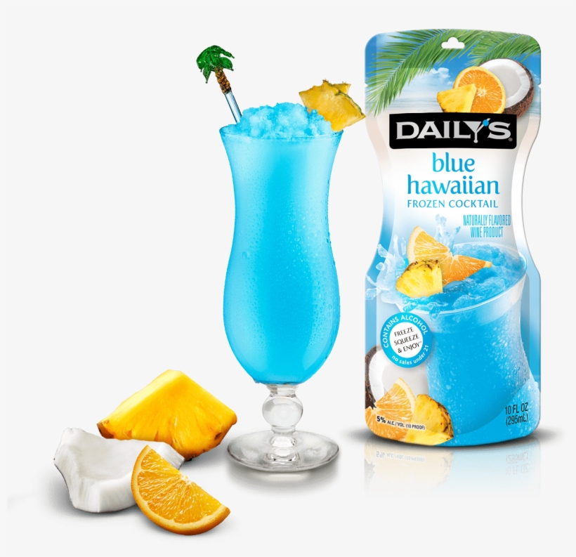 Blue Hawaiian - Blue Hawaiian Frozen Cocktail, transparent png download
