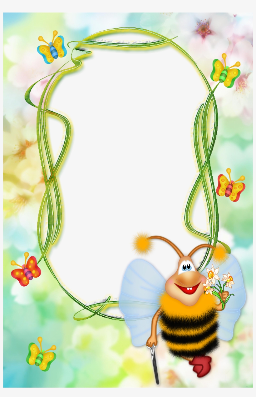 Рамки Для Фотошопа Пчелки, transparent png download