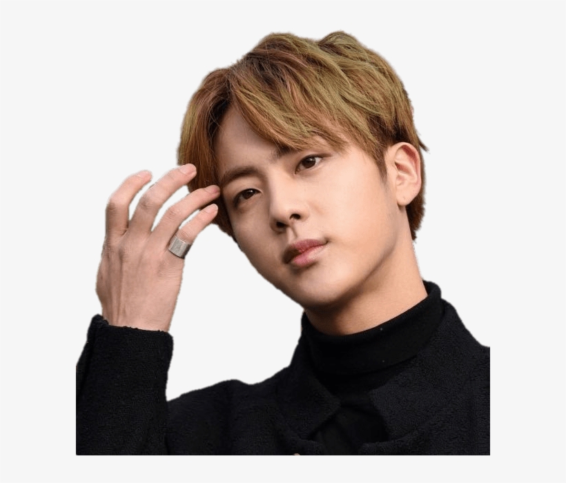 Bts Jin Adjusting His Hair - Seokjin Rich, transparent png download