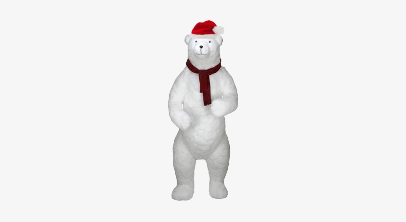 Northlight 6 Ft. Commercial Standing Plush White Polar, transparent png download