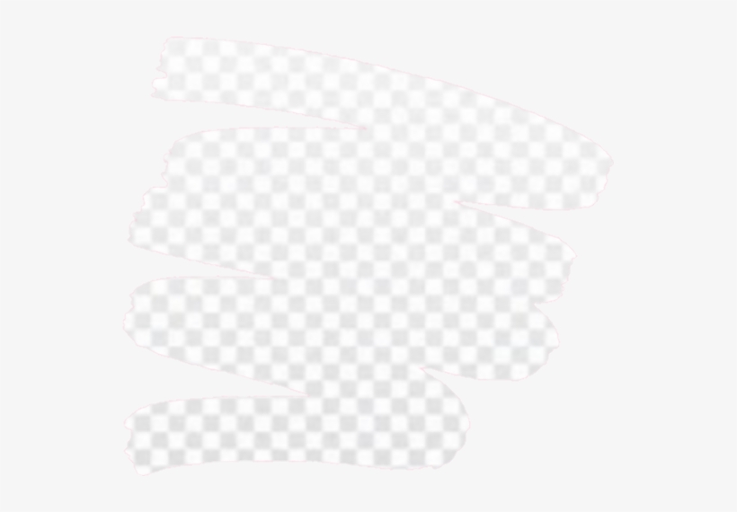 Brushstroke Sticker - White, transparent png download