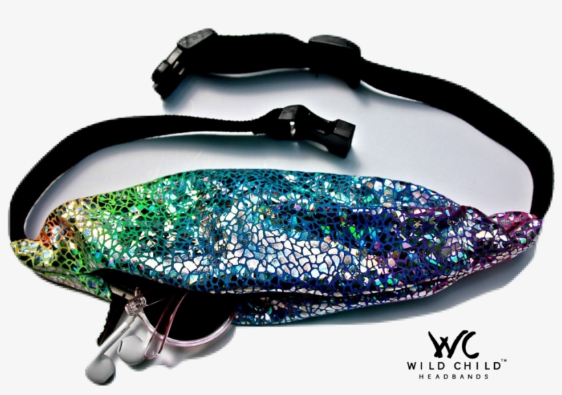 Shattered Glass Rainbow Running Belt - Fanny Pack, transparent png download