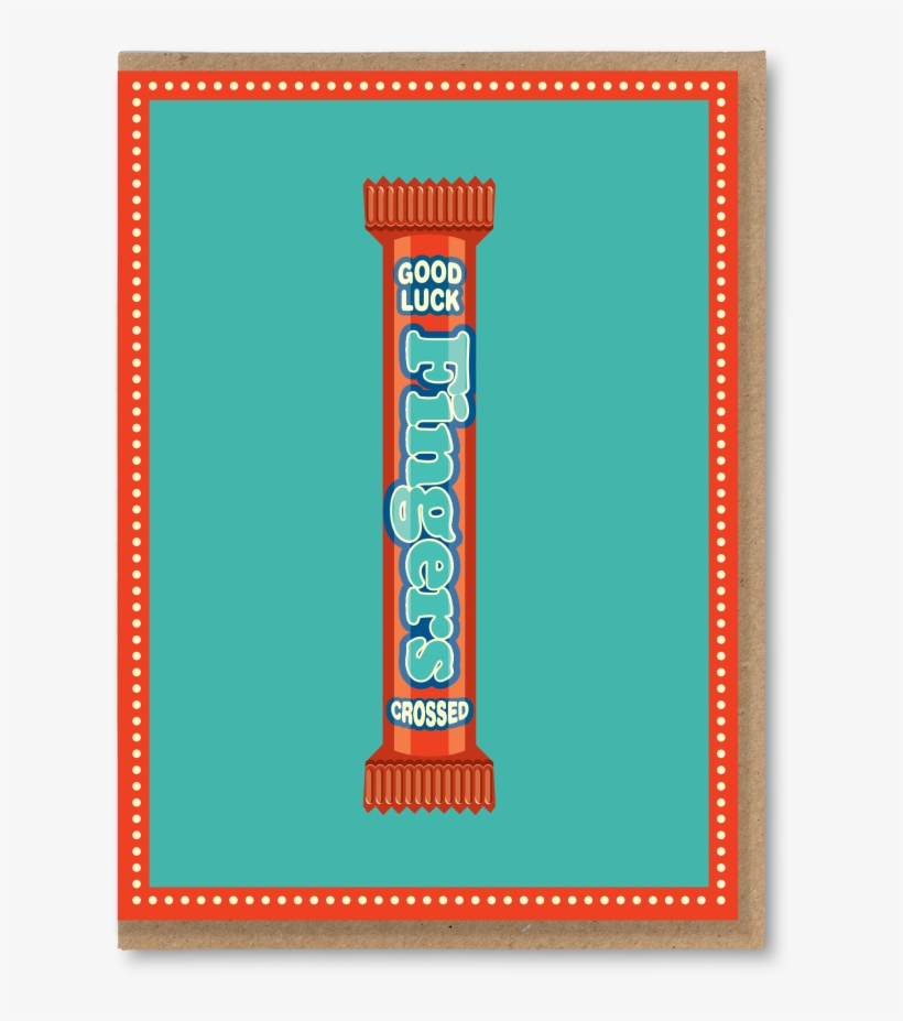 Fingers Crossed - Fingers Crossed Good Luck Card, transparent png download