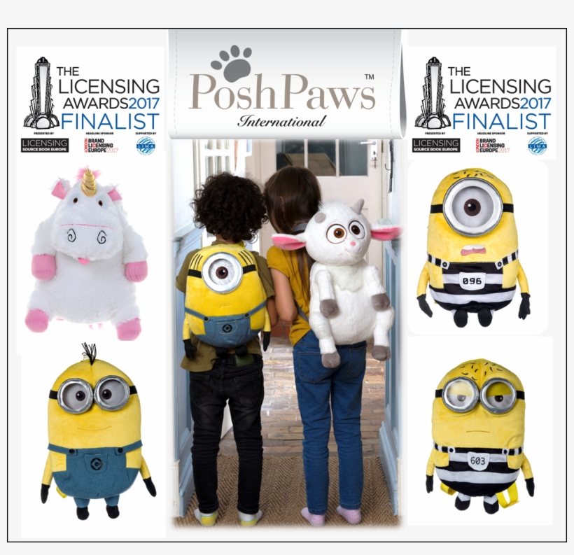 12 Sep - Despicable Me 3 Tim Plush Backpack, transparent png download
