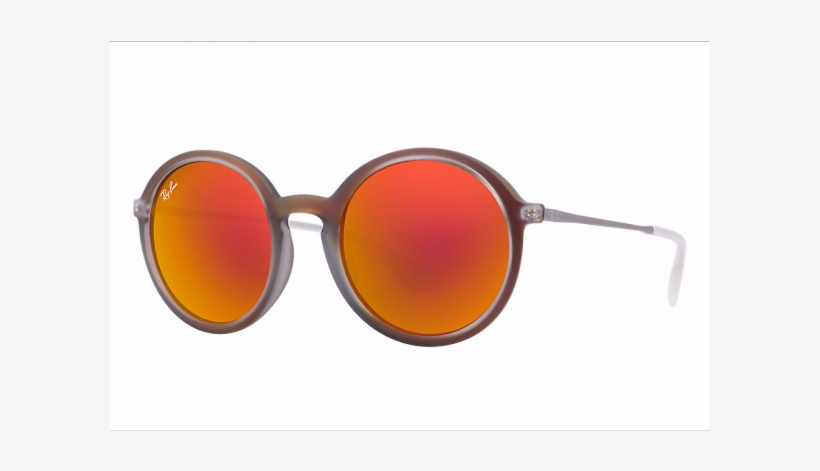 Oculos Ray Ban Vermelho Espelhado - Ray Ban Rb4222 Sunglasses - Shot Red Rubber 61676q, transparent png download