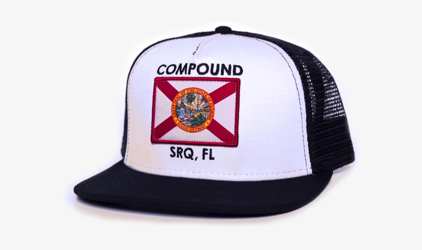 Florida Flag Patch Trucker Snap-back - Baseball Cap, transparent png download