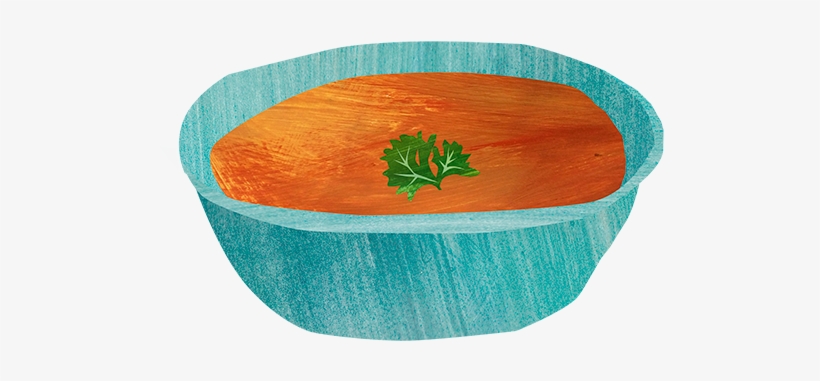 Bowl Soup Square - Table, transparent png download