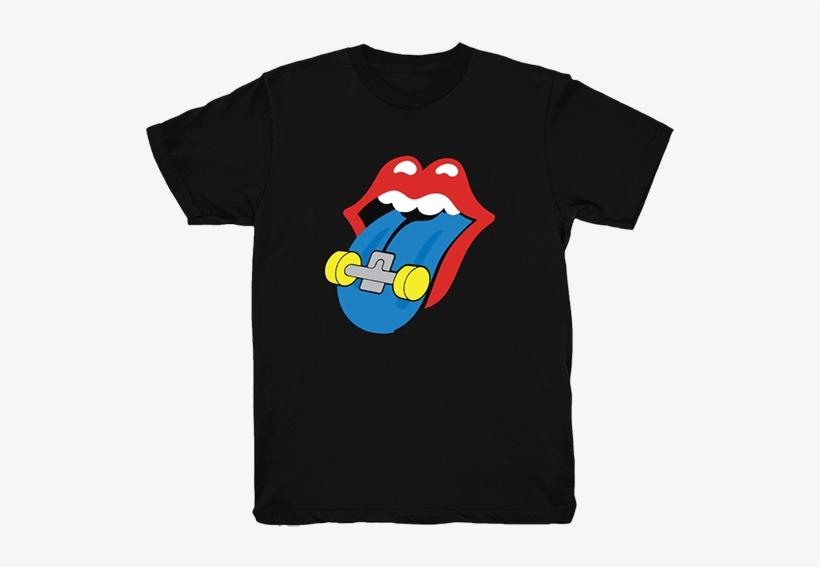 Tongue T-shirt [black] Album Bundle - Rolling Stones 89 Tour Shirt, transparent png download