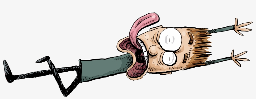 Tilting The Person's Head Backwards May Be Enough Right - Cartoon Happy An Excited Man, transparent png download