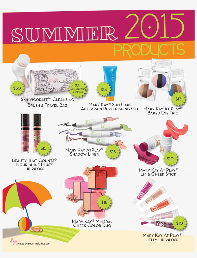 Summer 2015 Products Flyer Nobleed Sm 01 - Mary Kay Summer Flyer, transparent png download