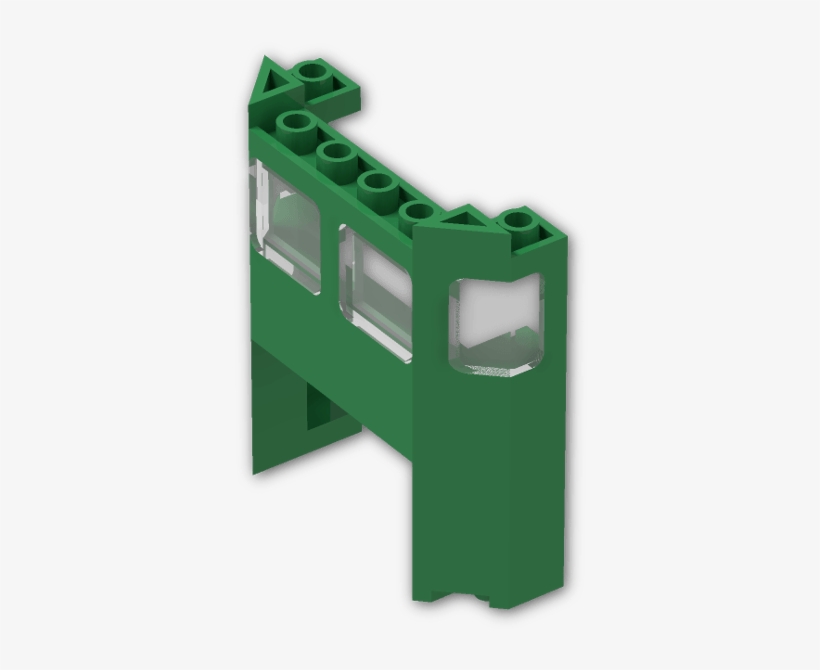 Train Front 2 X 2 X 6 With 2 X 4 Cutout - Arch, transparent png download