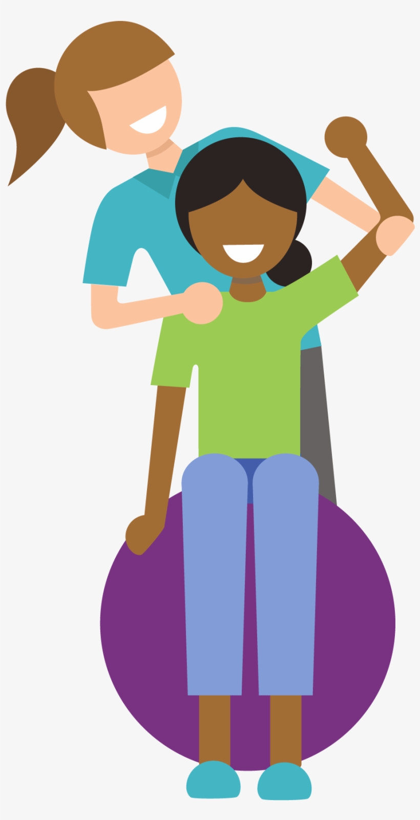 Illustration Of Two People - Portable Network Graphics, transparent png download