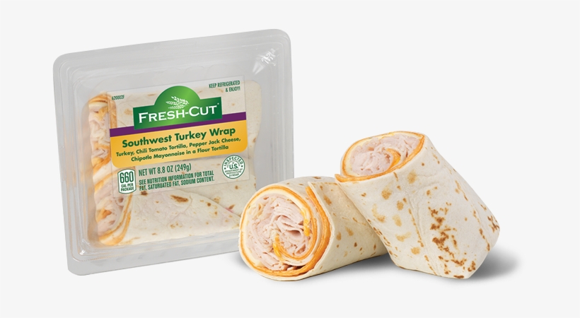 Southwest Turkey Wrap - Fresh Cut Wraps, transparent png download