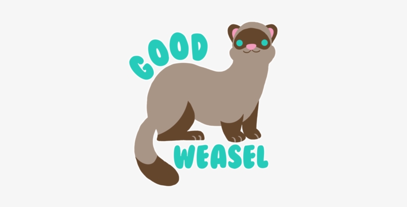 Menu Good Weasel - Cartoon, transparent png download