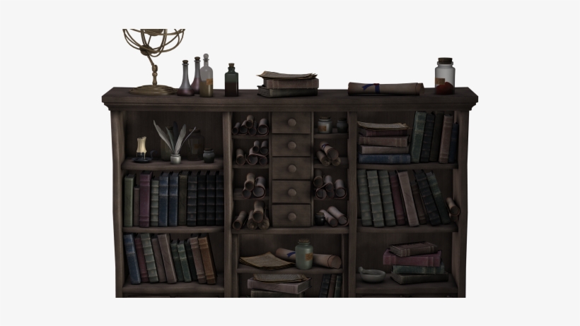When - Bookcase, transparent png download