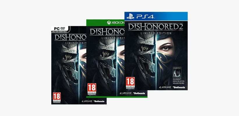 Dishonored 2 Limited Edition - Dishonored 2 Limited Edition (xbox-one), transparent png download