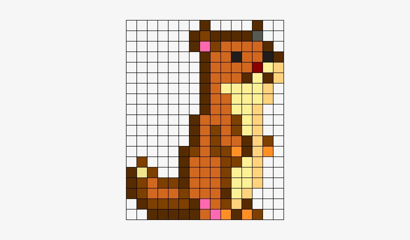 Starbound Pet Weasel Perler Bead Pattern / Bead Sprite - Perler Beads Starbound, transparent png download