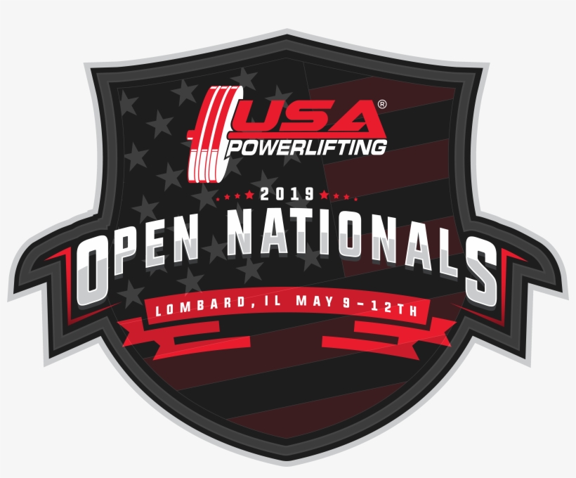 2019 Usa Powerlifting Open Nationals - Illustration, transparent png download
