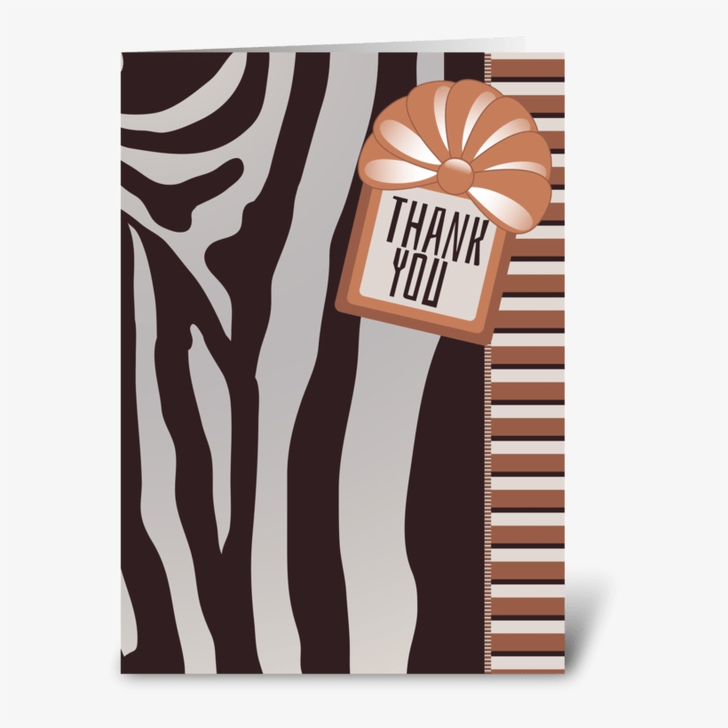Thank You Zebra Stripes - Illustration, transparent png download
