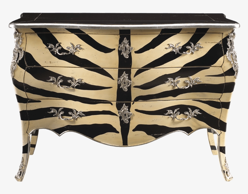 Zebra Chest - French Heritage Parc Saint-germain 3 Drawer Commode/chest,, transparent png download