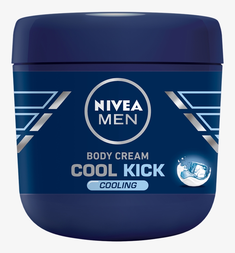 Instant Cooling Effect That Lasts, Fast Absorbing - Nivea Men Cool Kick Body Cream, transparent png download