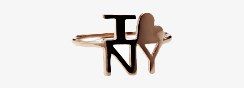 I Love New York Ring - Cross, transparent png download