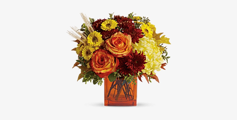 Autumn Expression By Teleflora - Halloween Flowers, transparent png download
