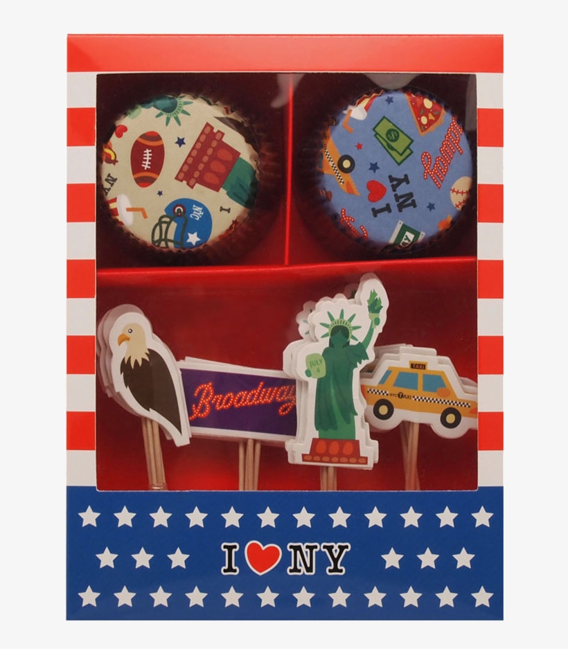 I Love New York 2 In 1 Cupcake Combo - Craft, transparent png download