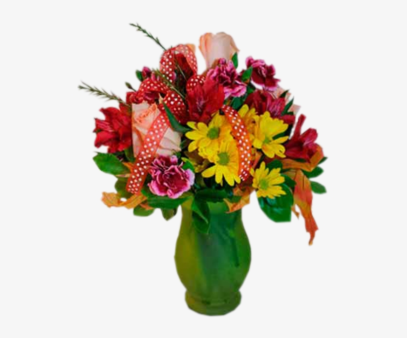 Polka Dot Fall - Flower Bouquets, transparent png download