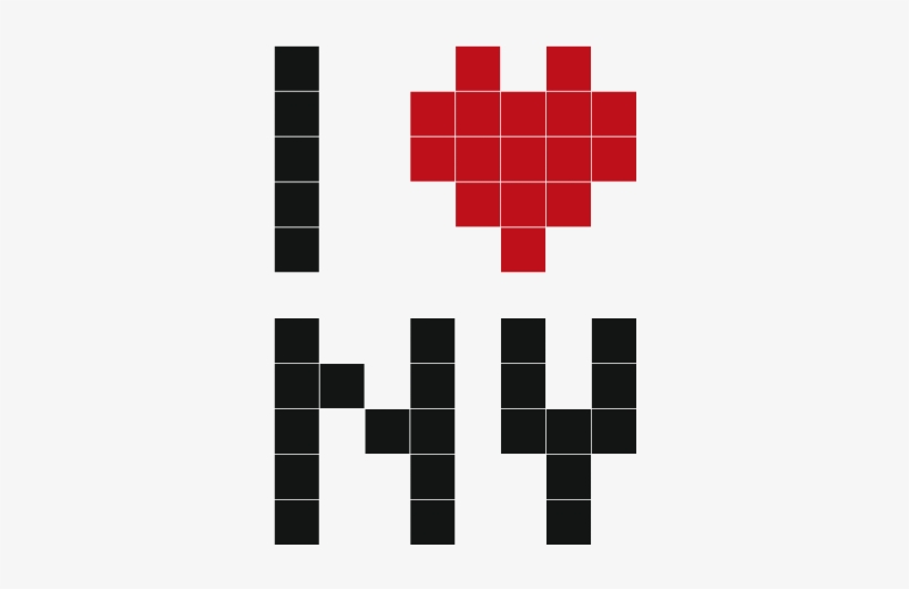 I Love New-york - Cross, transparent png download