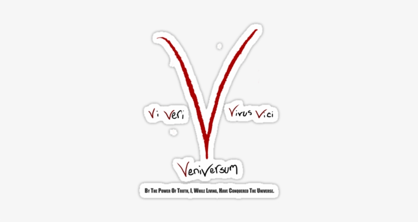By The Power Of Truth ~ V For Vendetta V Pour Vendetta, - Vi Veri Universum Vivus Vici, transparent png download