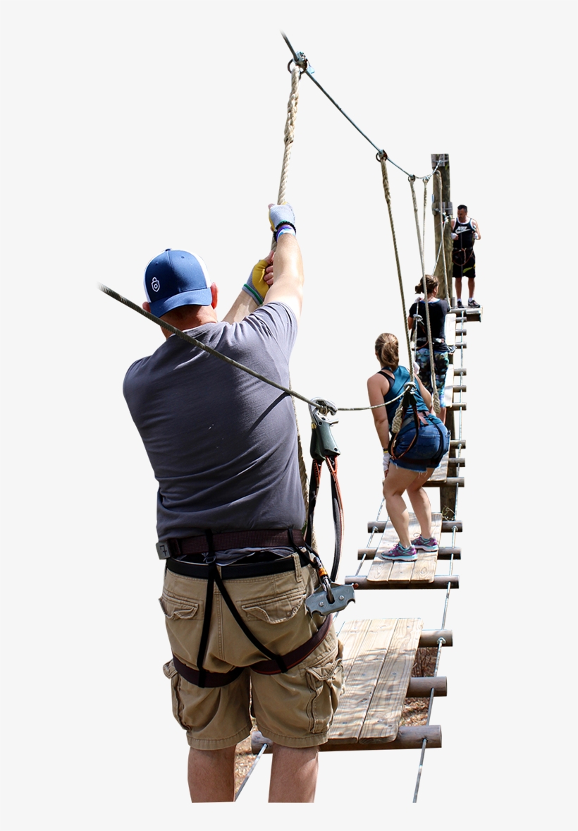 Team Building Orlando Zipline Tree Trek Adventure Park - Team Trek Team Build, transparent png download