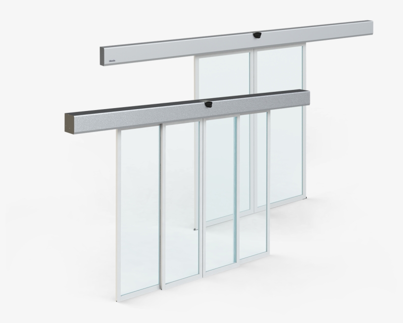 Perfilería De La Puerta - Puerta Corredera Cristal Automatica, transparent png download