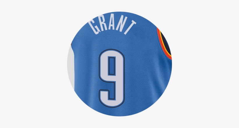 Oklahoma City Thunder Jerami Grant - Oklahoma City Thunder, transparent png download