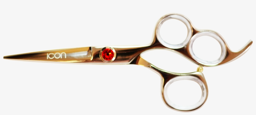 Icon Three Ring Hair Shears Scissors - Scissors, transparent png download